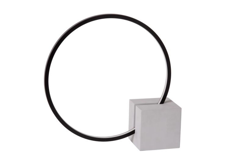 Lucide CIRKELIS - Stolná lampa - LED Dim. - 1x6W 3000K - Čierna